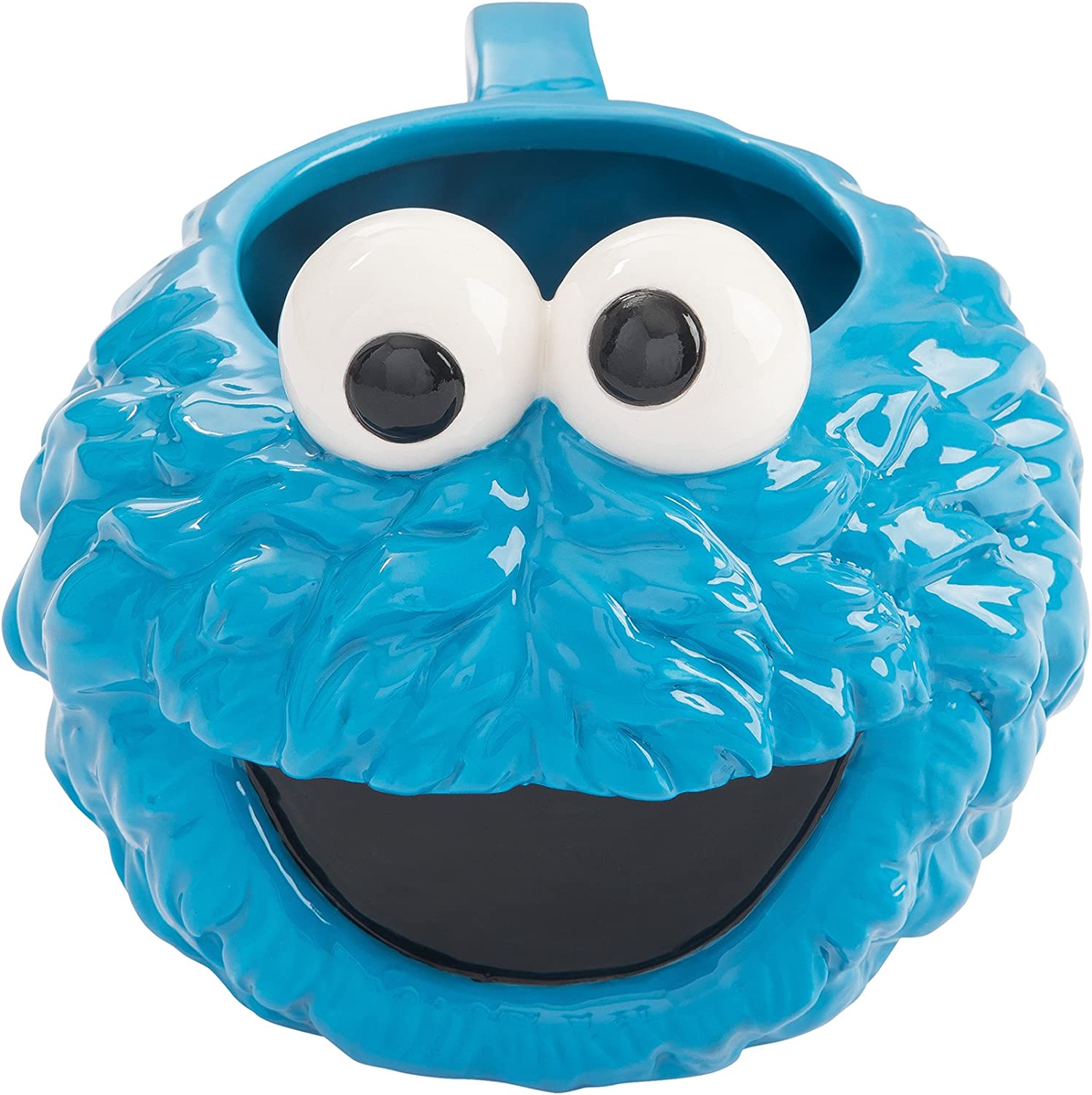 Monstruo De Las Galletas Sesame Street Triki Puff Sillón, Azul- Big Cookie  Monster, image size:1497x1500