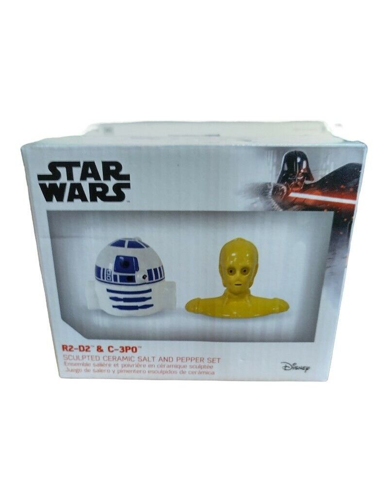 Disney's Star Wars R2-D2 And C3PO Salt And Pepper Shakers - Ceramic