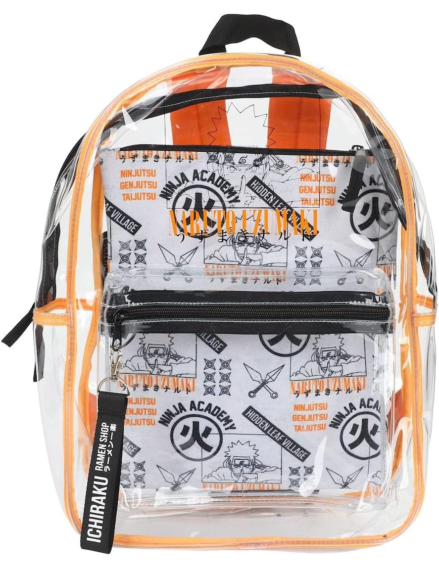 Bioworld Naruto Shippuden Mochila De Plastico Transparente 17 Pulgadas compralo por 189900 PrimeComics Colombia